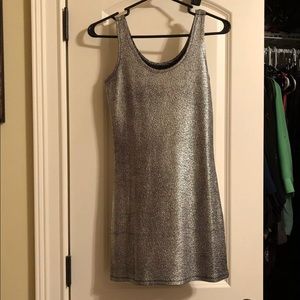 Metallic Bodycon minidress